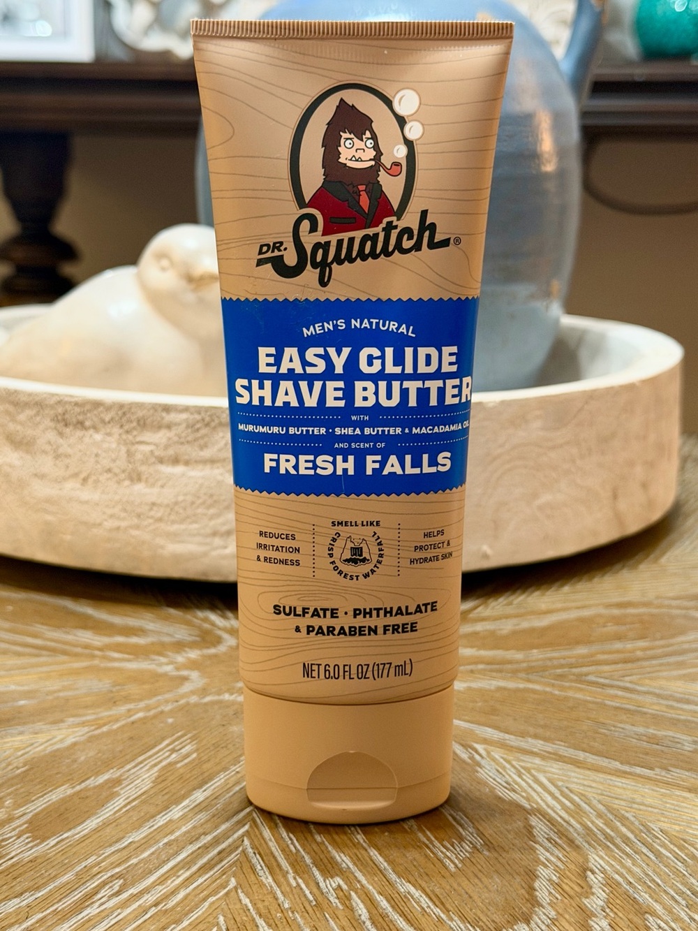 Dr. Squatch Easy Glide Shave Butter - Fresh Falls (Tan & Blue)
